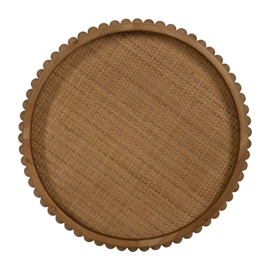 MESITA NATURAL METAL-MADERA 52 X 52 X 54,50 CM