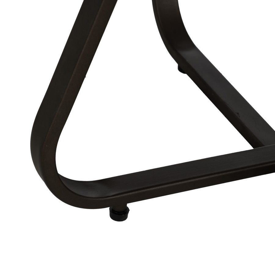 MESITA NATURAL METAL-MADERA 52 X 52 X 54,50 CM