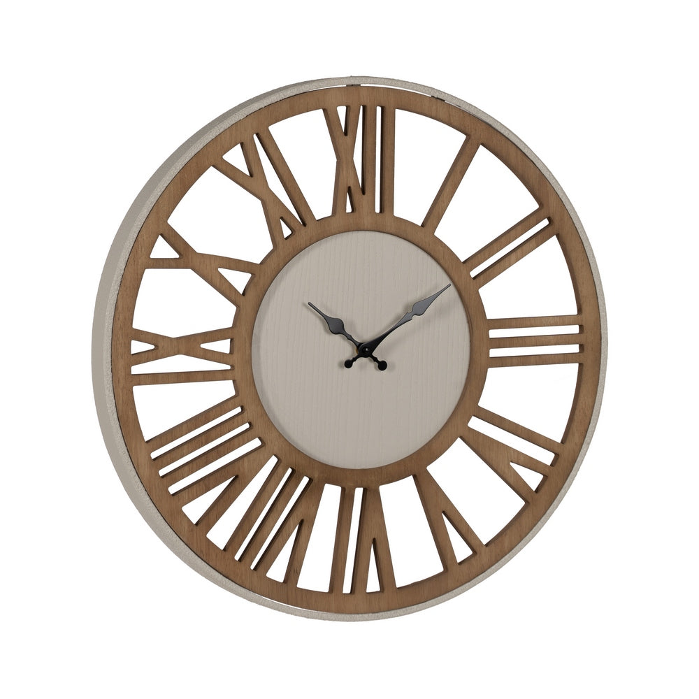 RELOJ PARED NATURAL DM-METAL 57,50 X 4 X 57,50 CM
