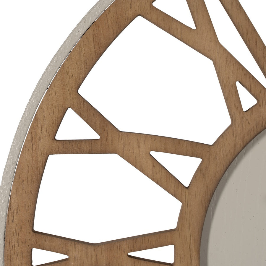 RELOJ PARED NATURAL DM-METAL 57,50 X 4 X 57,50 CM