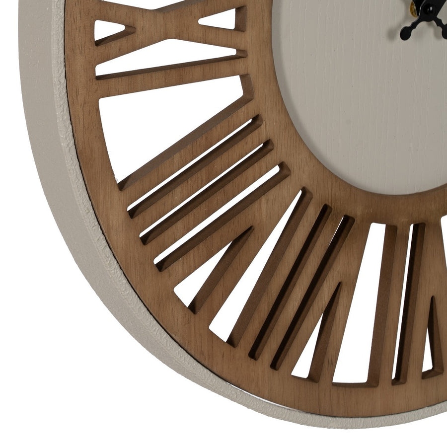 RELOJ PARED NATURAL DM-METAL 57,50 X 4 X 57,50 CM