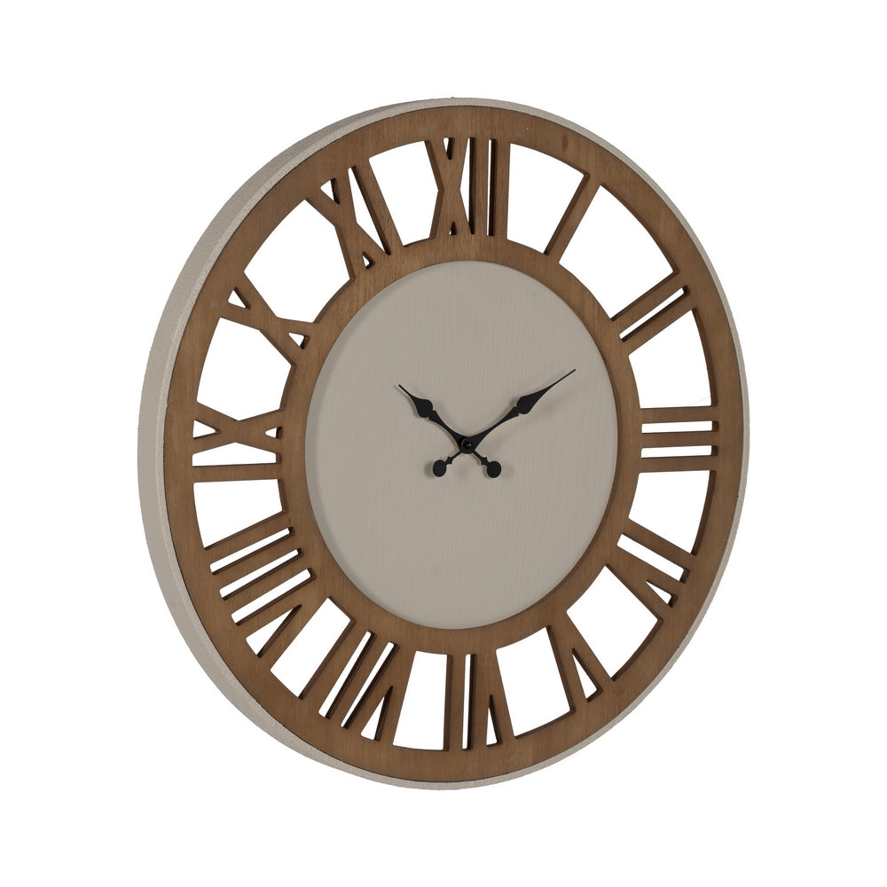 RELOJ PARED NATURAL DM-METAL 68,50 X 4 X 68,50 CM