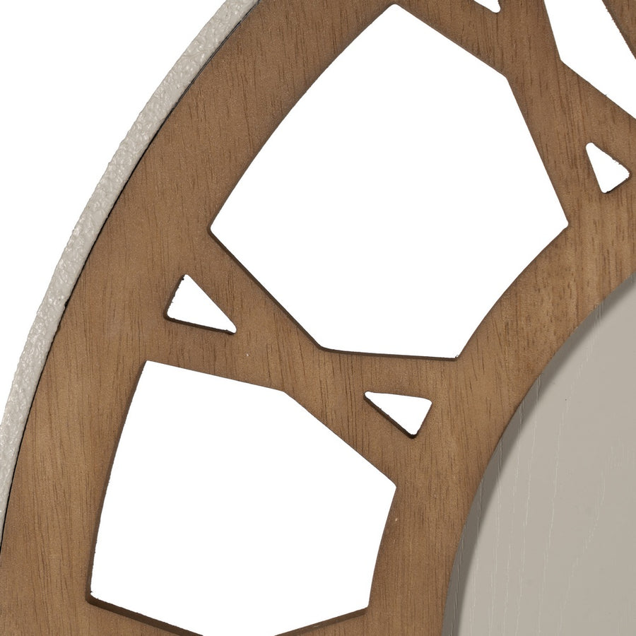 RELOJ PARED NATURAL DM-METAL 68,50 X 4 X 68,50 CM