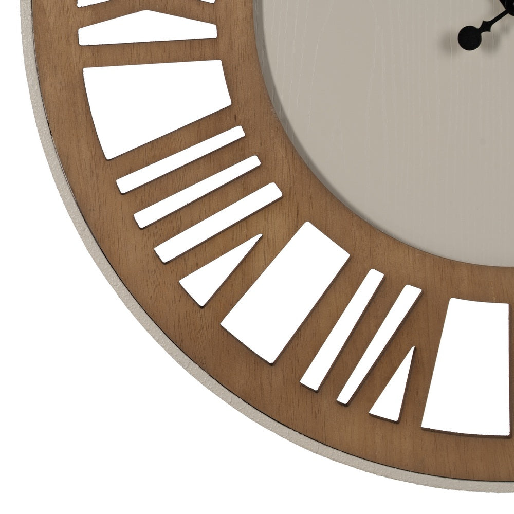 RELOJ PARED NATURAL DM-METAL 68,50 X 4 X 68,50 CM