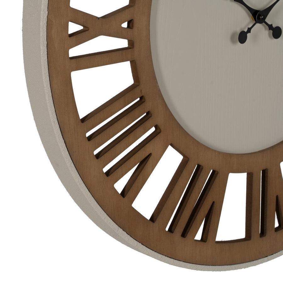 RELOJ PARED NATURAL DM-METAL 68,50 X 4 X 68,50 CM