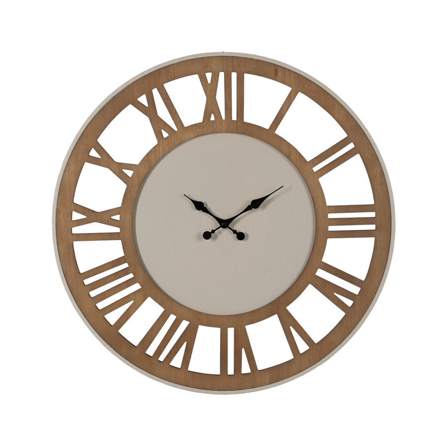 RELOJ PARED NATURAL DM-METAL 68,50 X 4 X 68,50 CM