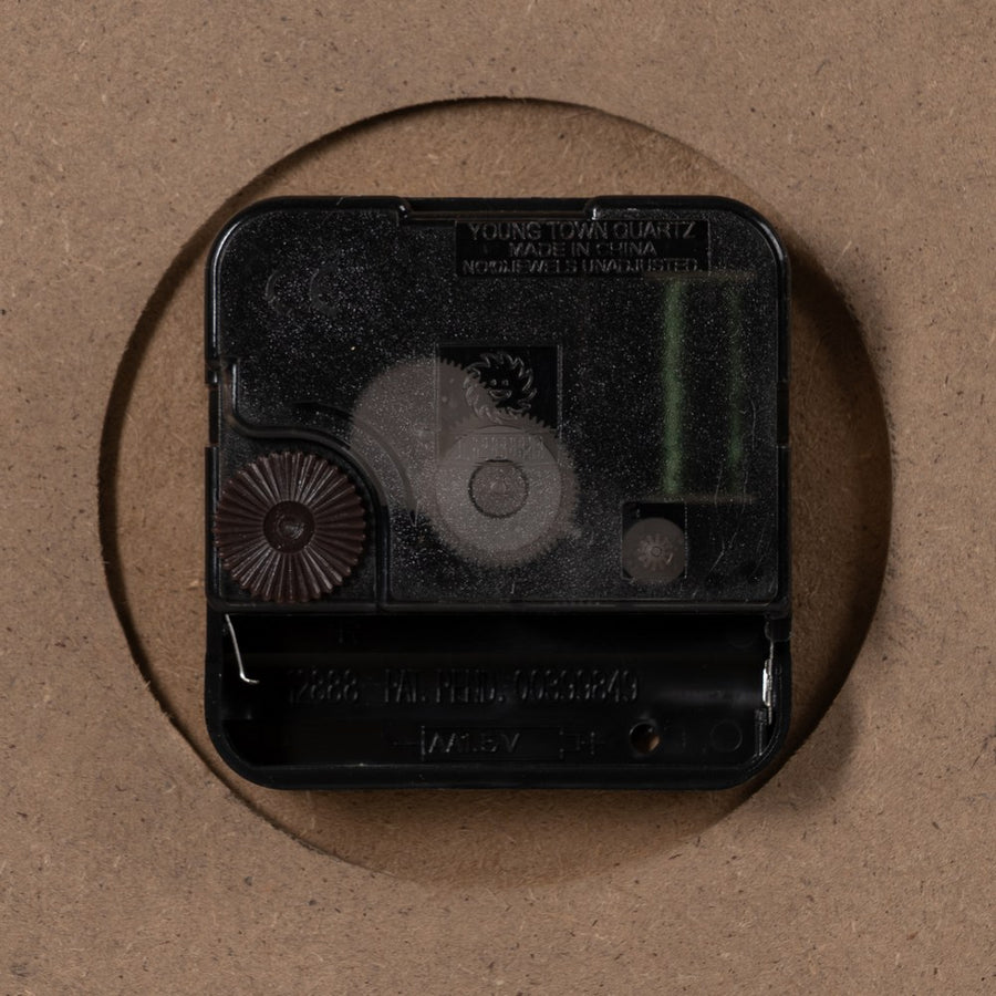 RELOJ PARED NEGRO DM-METAL 80 X 2,50 X 80 CM