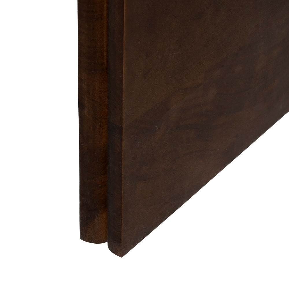 BROWN ACACIA WOOD DINING TABLE 180 X 90 X 76 CM