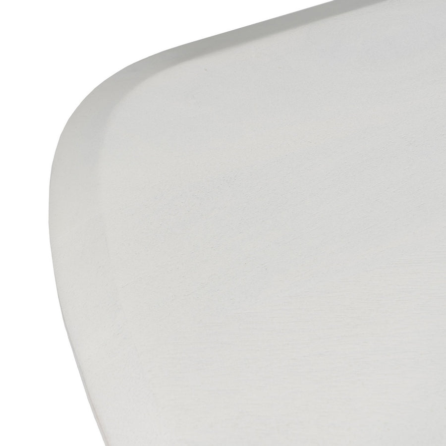 CONSOLA BLANCO ROZADO MADERA DE ACACIA 130 X 46 X 76 CM
