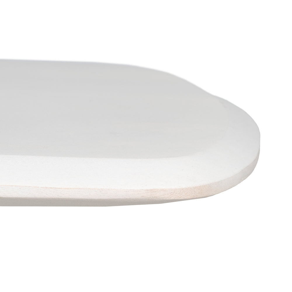 CONSOLA BLANCO ROZADO MADERA DE ACACIA 130 X 46 X 76 CM