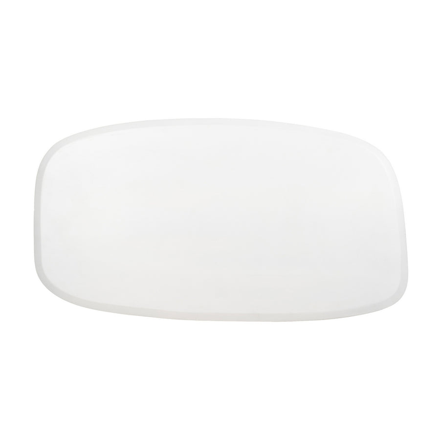MESA CENTRO BLANCO ROZADO 130 X 70 X 46 CM