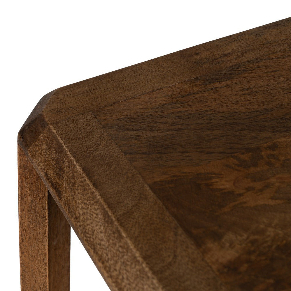 ESTANTER�A MARR�N MADERA DE MANGO SAL�N 160 X 42 X 85 CM