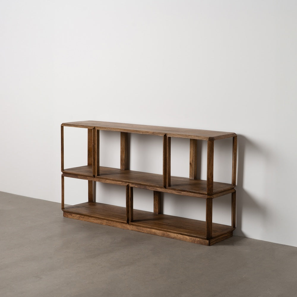 ESTANTERÍA MARRÓN MADERA DE MANGO SALÓN 160 X 42 X 85 CM