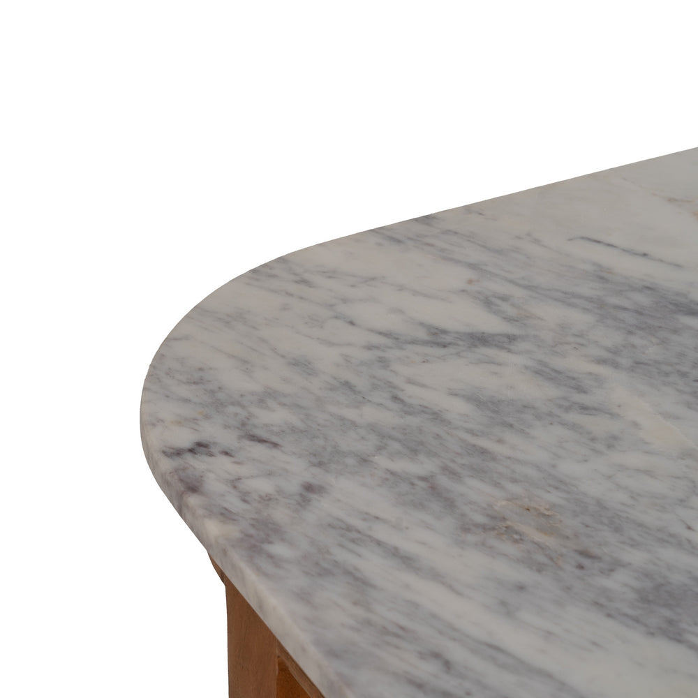 ISLA NATURAL MÁRMOL/MADERA COCINA 155 X 70 X 88 CM