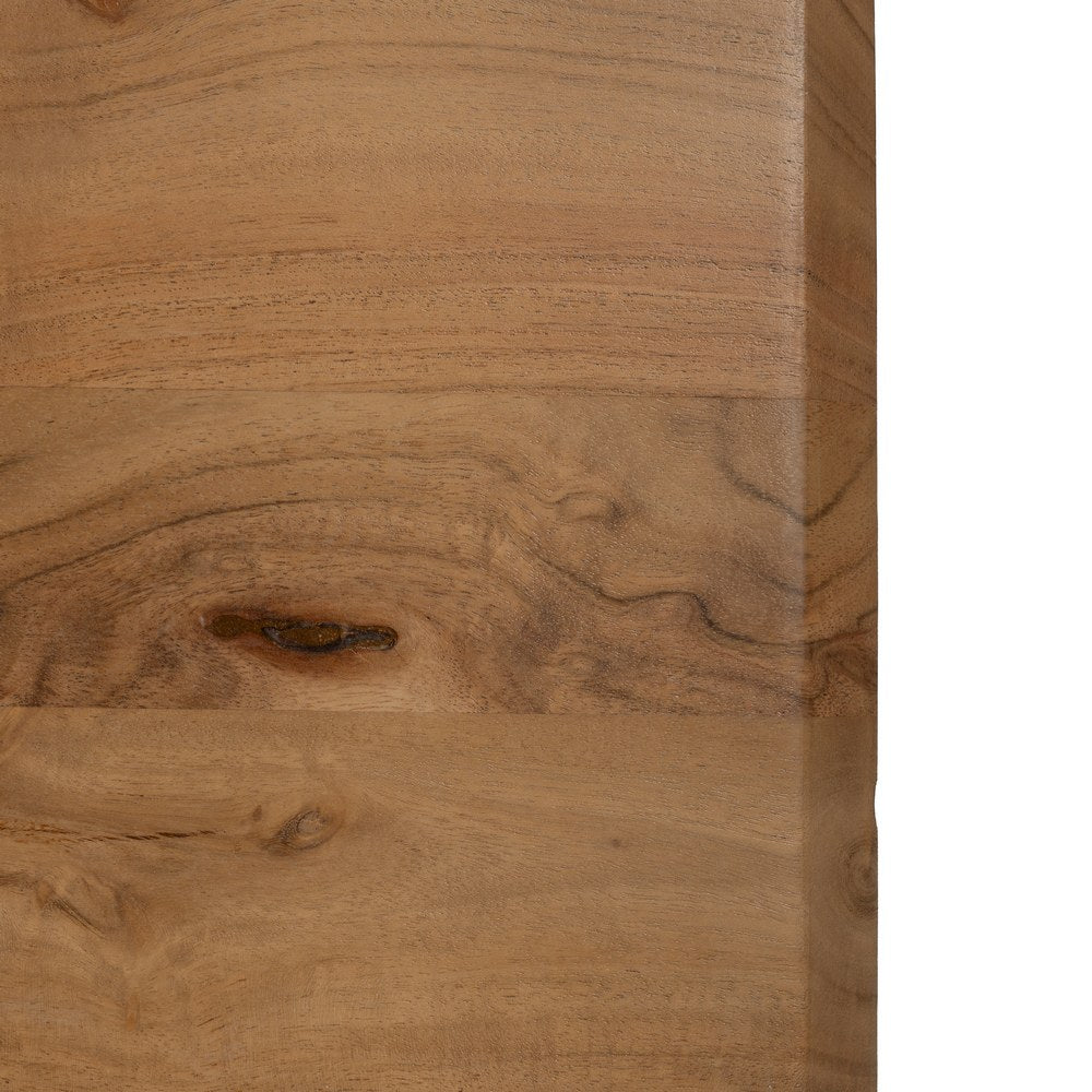 MESA CENTRO MADERA-METAL SAL�N 110 X 60 X 41 CM