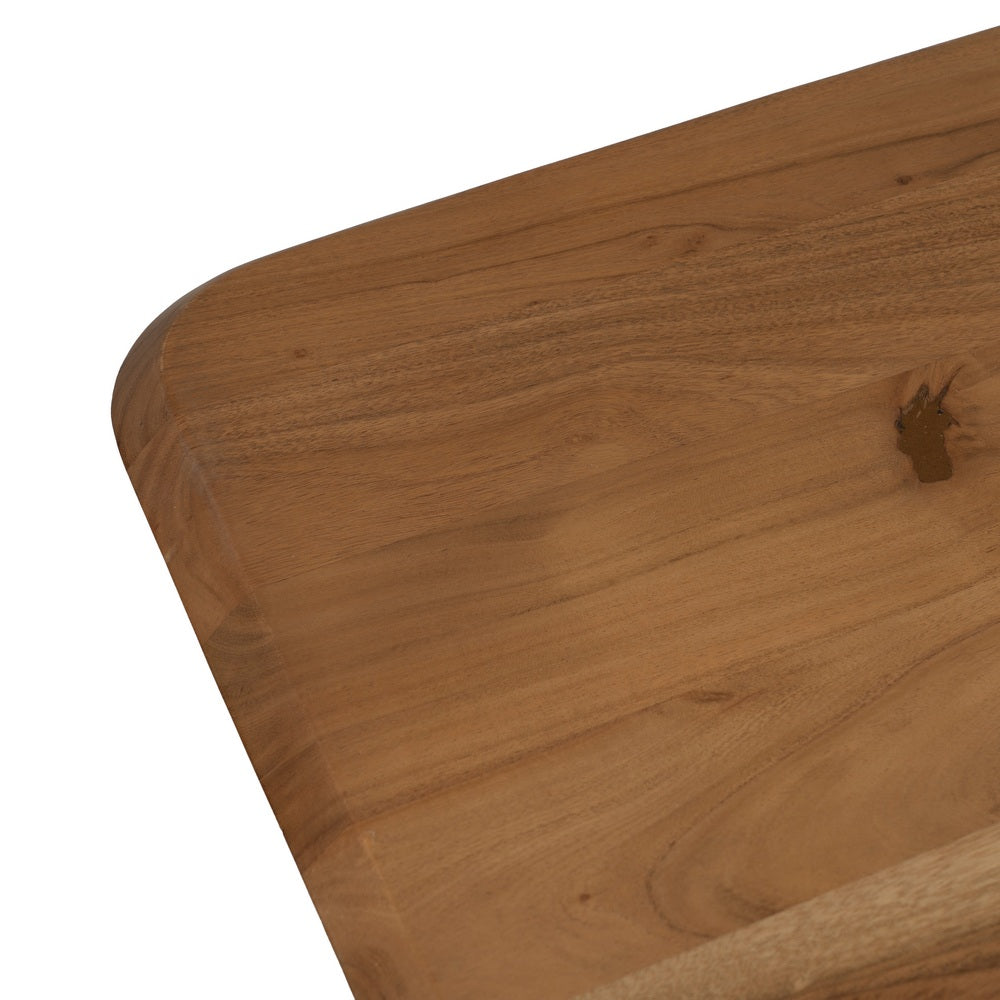 WOOD-METAL DINING TABLE LIVING ROOM 170 X 90 X 77 CM