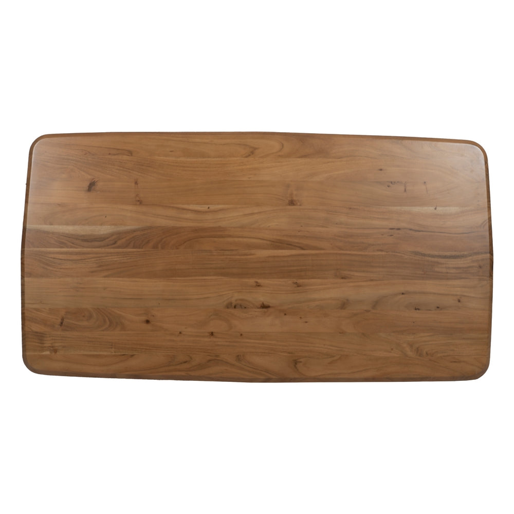 WOOD-METAL DINING TABLE LIVING ROOM 170 X 90 X 77 CM