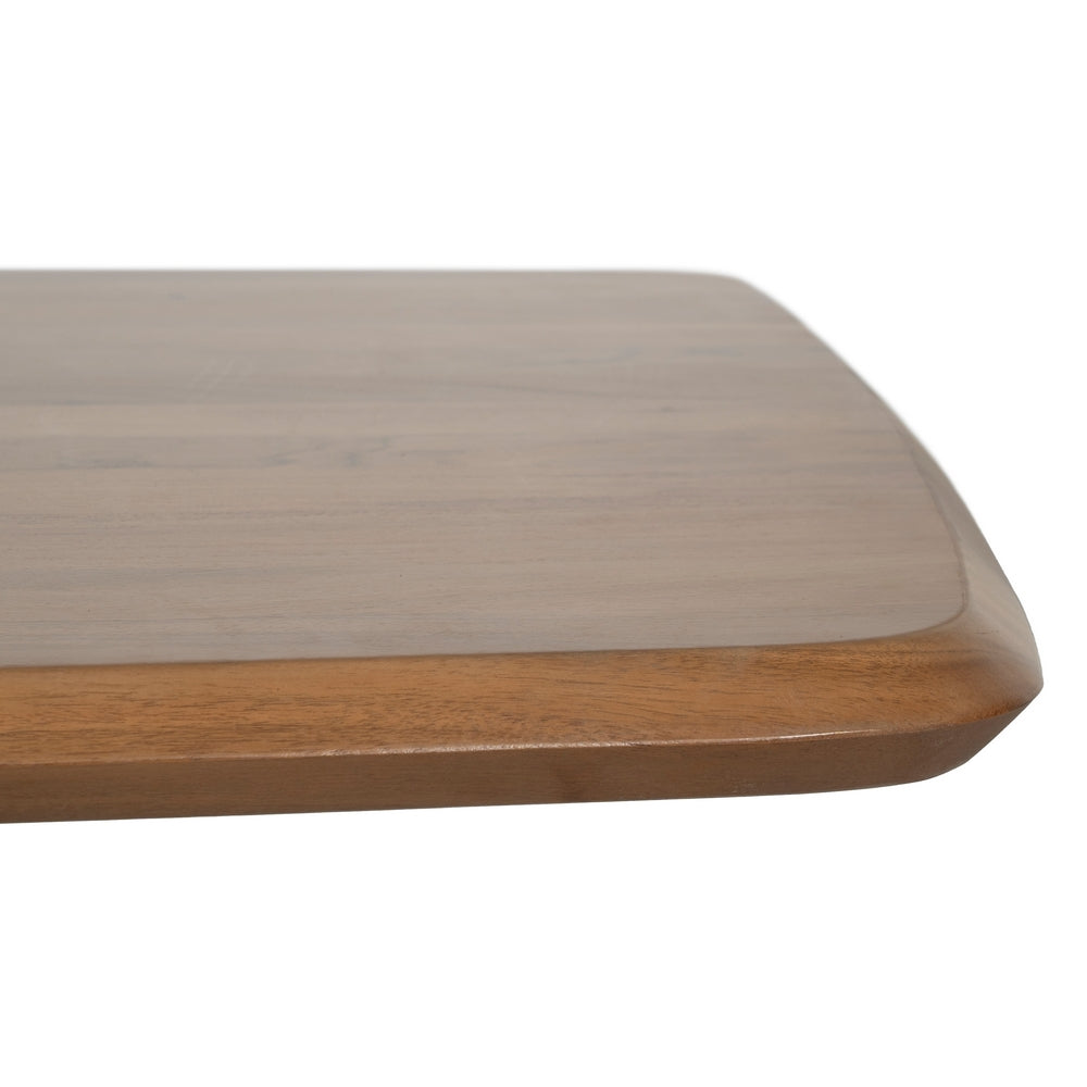 MESA COMEDOR MADERA-METAL SALÓN 200 X 100 X 77 CM