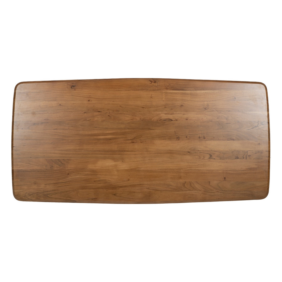 WOOD-METAL DINING ROOM TABLE 200 X 100 X 77 CM