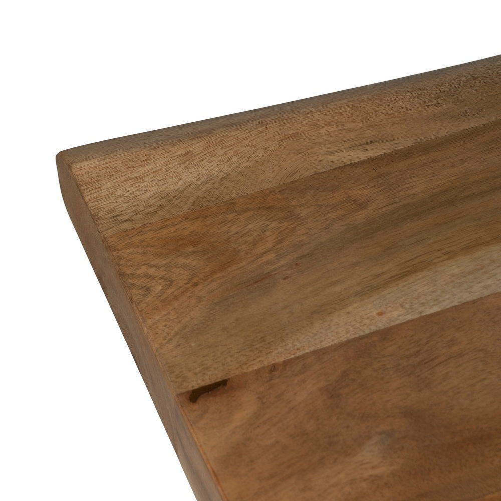 MESA COMEDOR MADERA-METAL SALÓN 260 X 100 X 77 CM