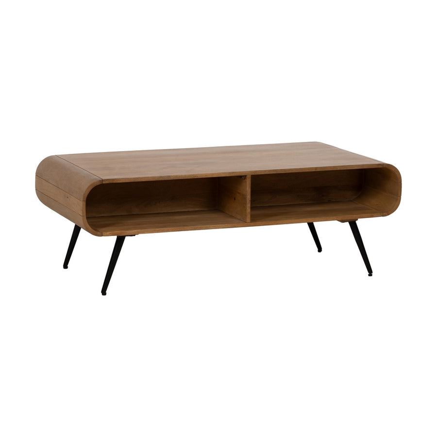 MESA CENTRO NATURAL MADERA DE MANGO 120 X 60 X 40 CM