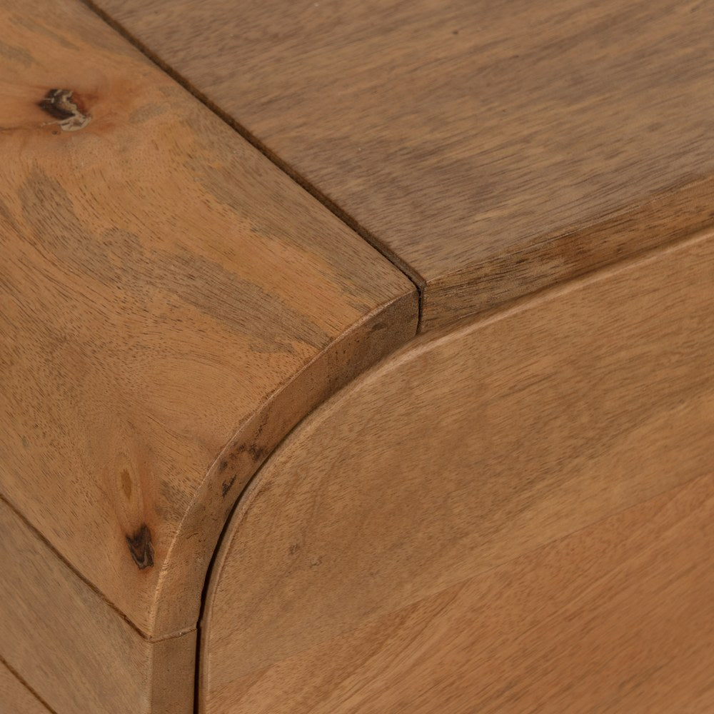 MESA CENTRO NATURAL MADERA DE MANGO 120 X 60 X 40 CM