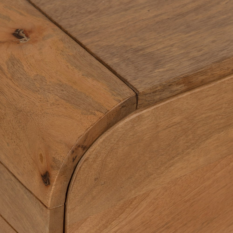 MESA CENTRO NATURAL MADERA DE MANGO 120 X 60 X 40 CM