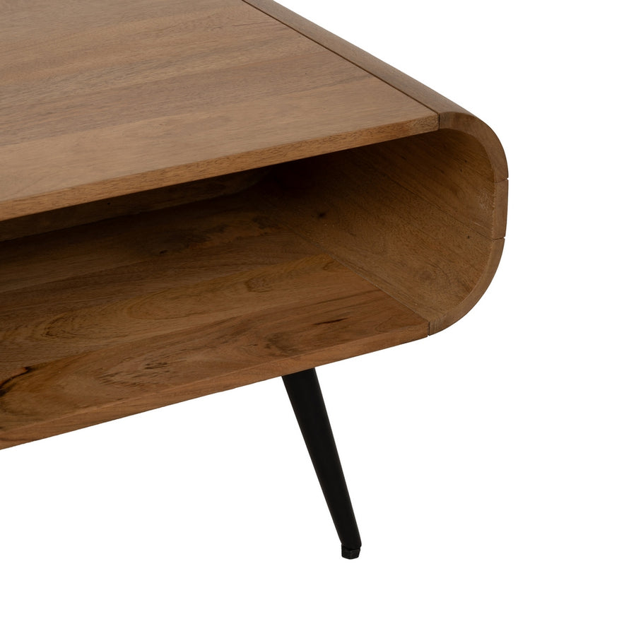 MESA CENTRO NATURAL MADERA DE MANGO 120 X 60 X 40 CM