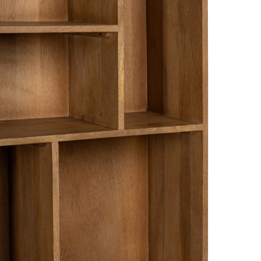 MUEBLE AUXILIAR NATURAL MADERA DE MANGO 60 X 30 X 160 CM