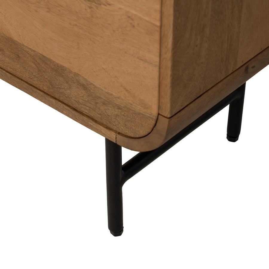 MUEBLE AUXILIAR NATURAL MADERA DE MANGO 60 X 30 X 160 CM