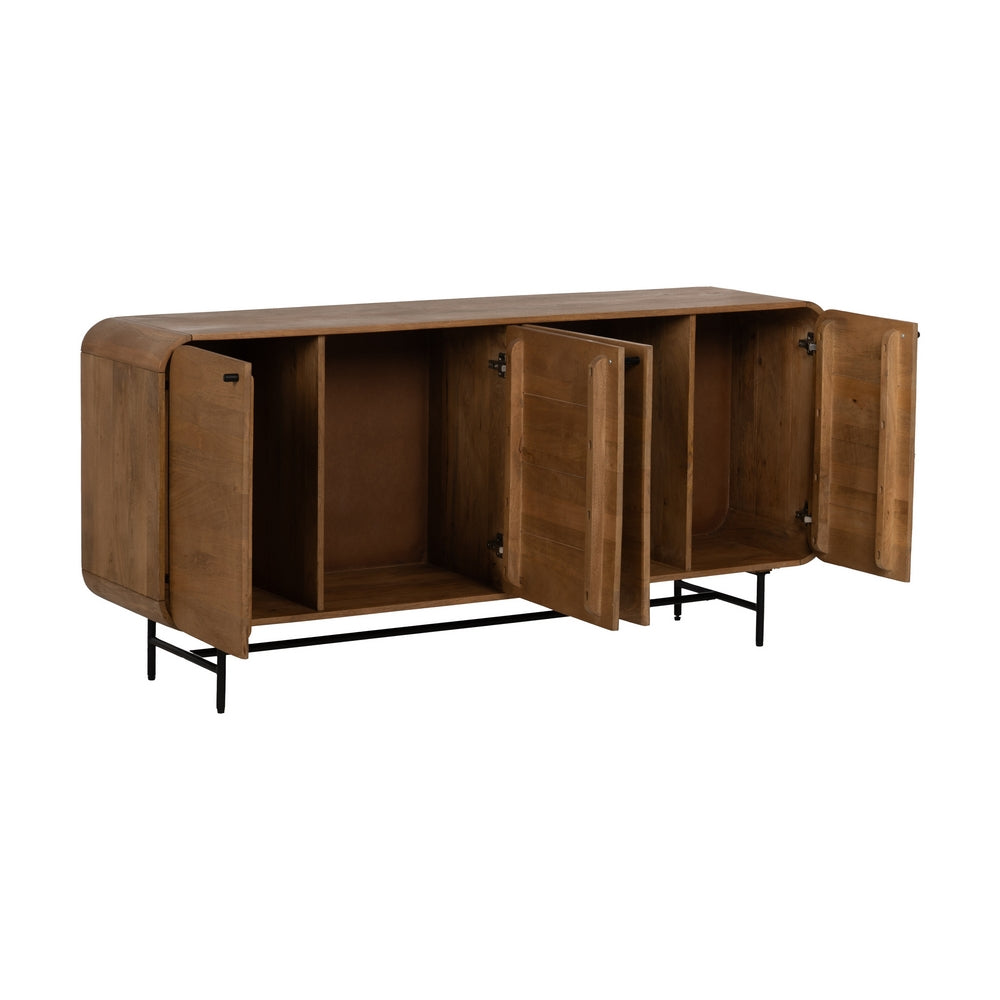 SIDEBOARD NATURAL MANGO WOOD LIVING ROOM 170 X 40 X 80 CM