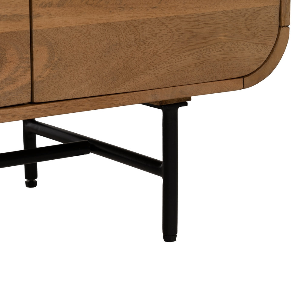 SIDEBOARD NATURAL MANGO WOOD LIVING ROOM 170 X 40 X 80 CM