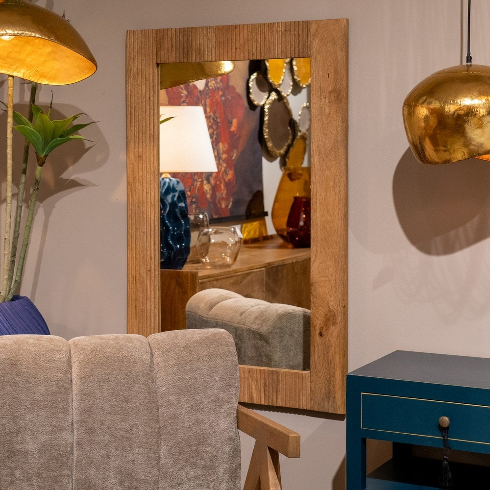 MANGO WOOD LIVING ROOM MIRROR 70 X 2.50 X 110 CM