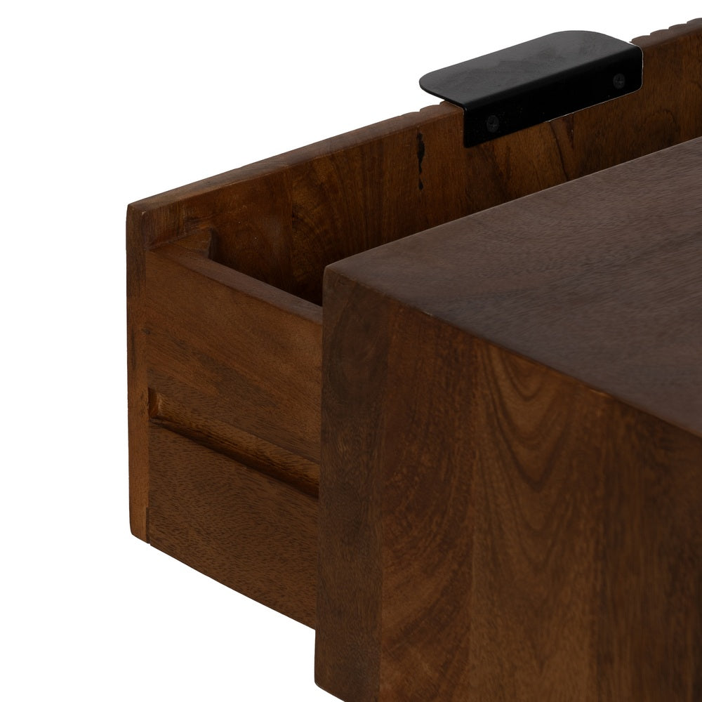MESA CENTRO MADERA DE MANGO SALÓN 110 X 60 X 40 CM