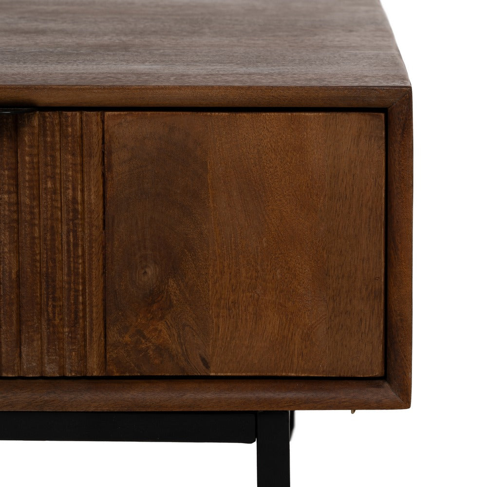 MESA CENTRO MADERA DE MANGO SALÓN 110 X 60 X 40 CM
