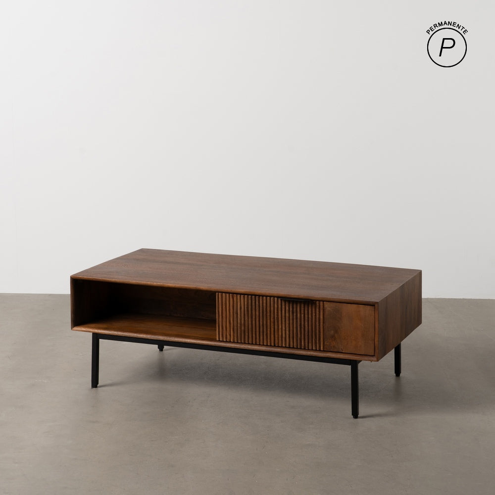 MESA CENTRO MADERA DE MANGO SAL�N 110 X 60 X 40 CM