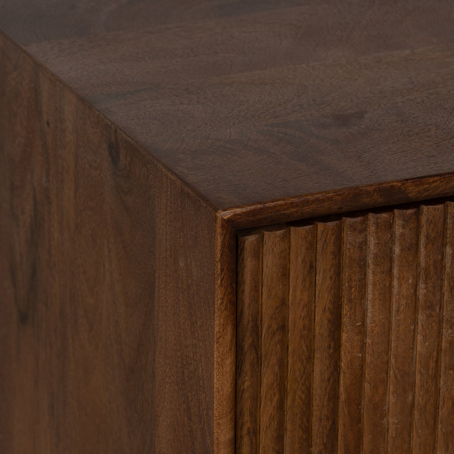 MUEBLE AUXILIAR MADERA DE MANGO SALÓN 80 X 40 X 80 CM