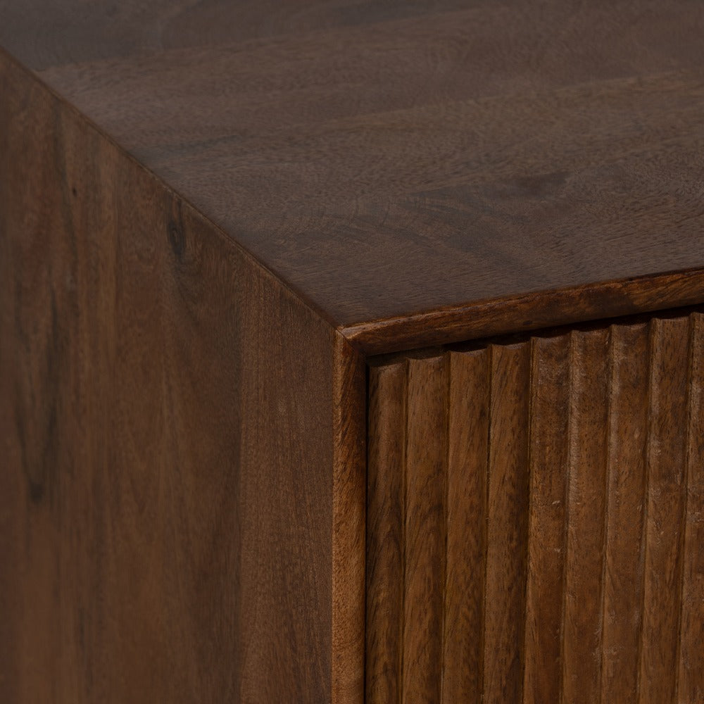 LIVING ROOM MANGO WOOD SIDEBOARD 80 X 40 X 80 CM