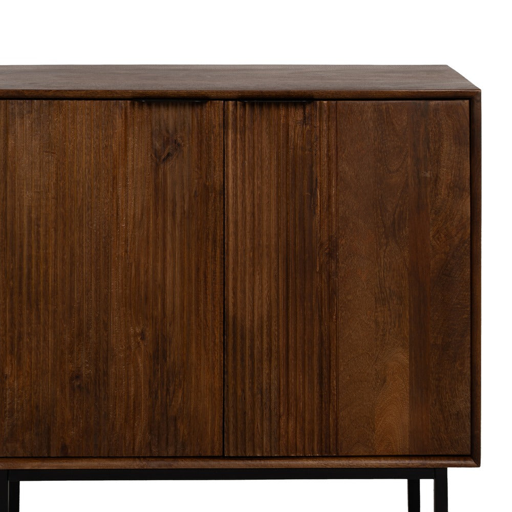 LIVING ROOM MANGO WOOD SIDEBOARD 80 X 40 X 80 CM