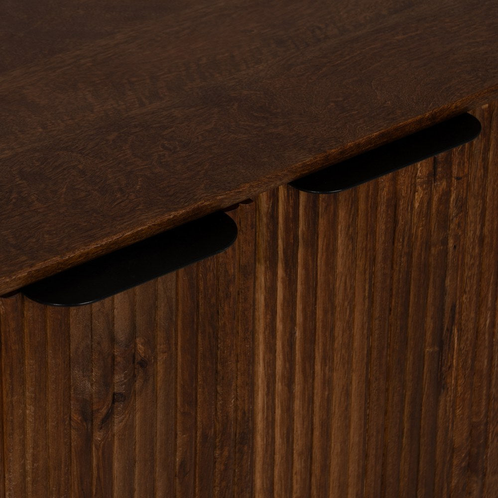 LIVING ROOM MANGO WOOD SIDEBOARD 80 X 40 X 80 CM
