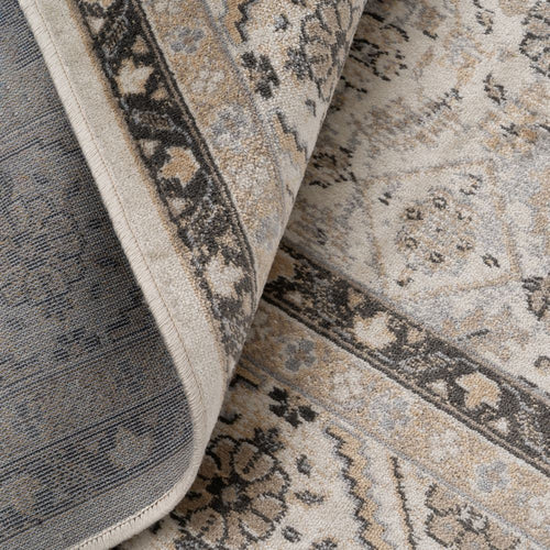ALFOMBRA ESTAMPADO GRIS VISCOSA 160 X 230 CM