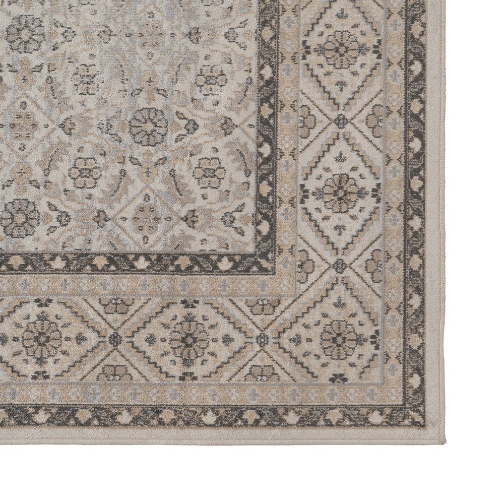 ALFOMBRA ESTAMPADO GRIS VISCOSA 160 X 230 CM