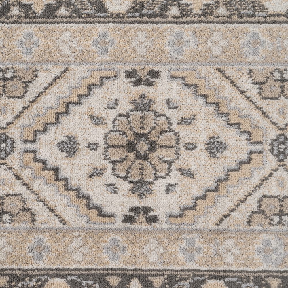 ALFOMBRA ESTAMPADO GRIS VISCOSA 160 X 230 CM