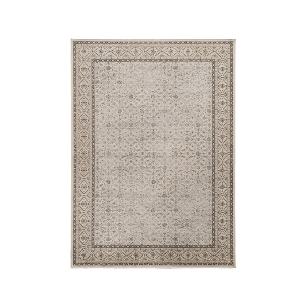 ALFOMBRA ESTAMPADO GRIS VISCOSA 160 X 230 CM