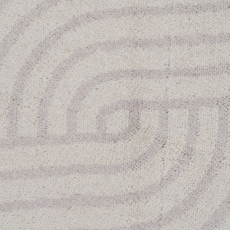 ALFOMBRA GEOMÉTRICO BEIGE VISCOSA 160 X 230 CM
