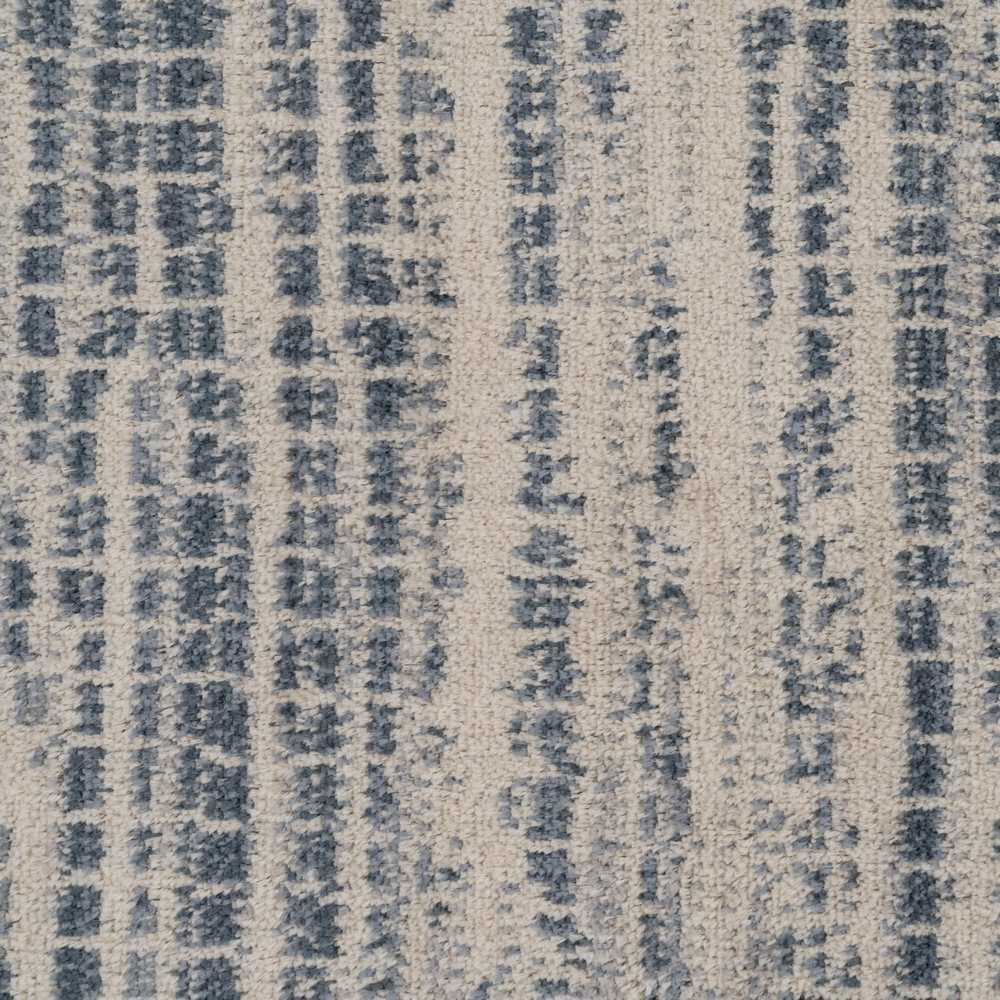 ALFOMBRA BEIGE-AZUL VISCOSA 160 X 230 CM