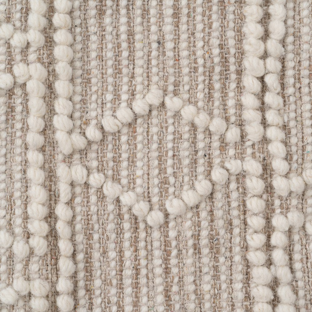 CREAM WOVEN DECORATIVE RUG 80 X 150 CM