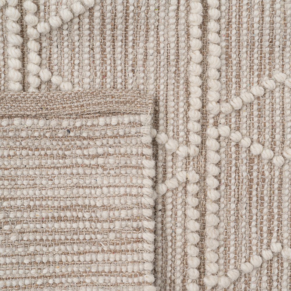 CREAM WOVEN RUG DECORATION 160 X 230 CM