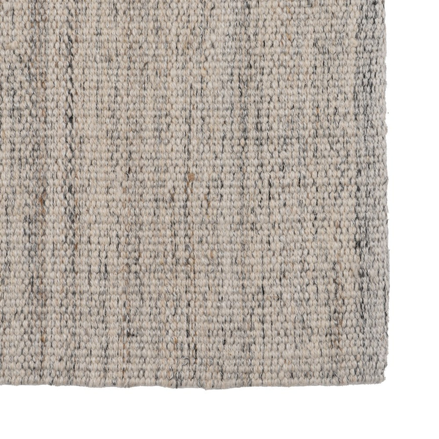 ALFOMBRA GRIS TEJIDO DECORACIÓN 80 X 150 CM