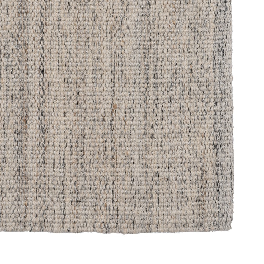 ALFOMBRA GRIS TEJIDO DECORACIÓN 80 X 150 CM
